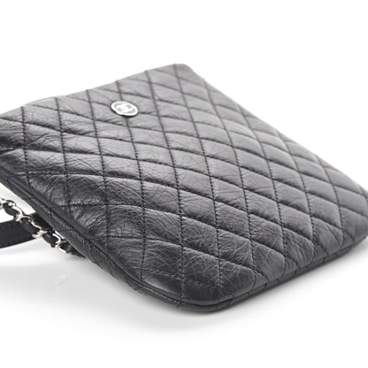 Chanel Aged Calfskin Quilted Crossbody Bag Black 8 of 9