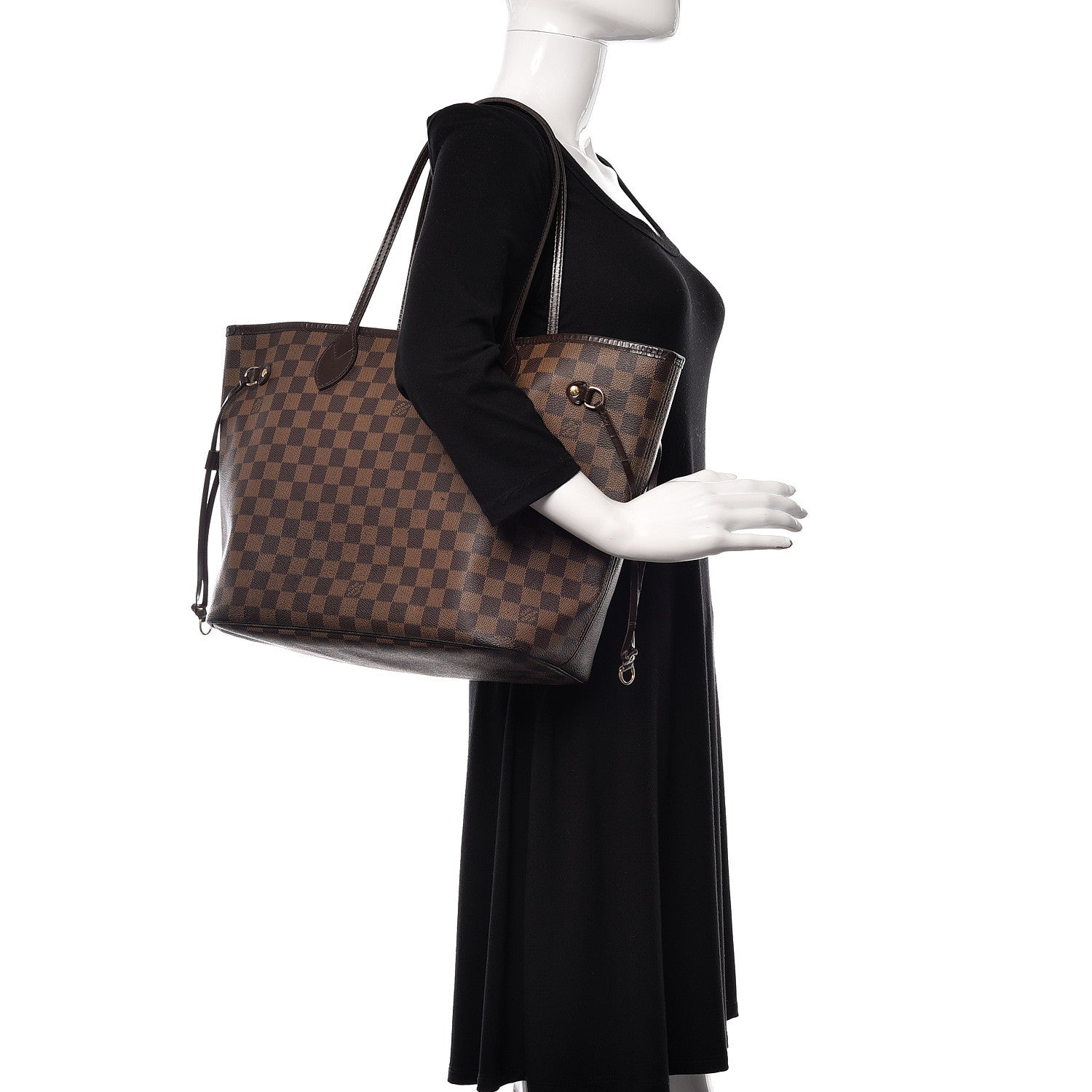 Louis Vuitton Damier Ebene Neverfull MM 2 of 23