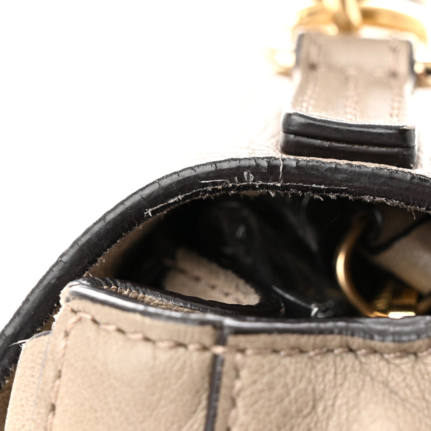 Calfskin Mini Faye Day Shoulder Bag Motty Grey