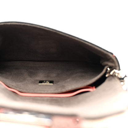 Fendi Nappa Rabbit Fox Fur Micro Buggie Baguette Coral 8 of 29