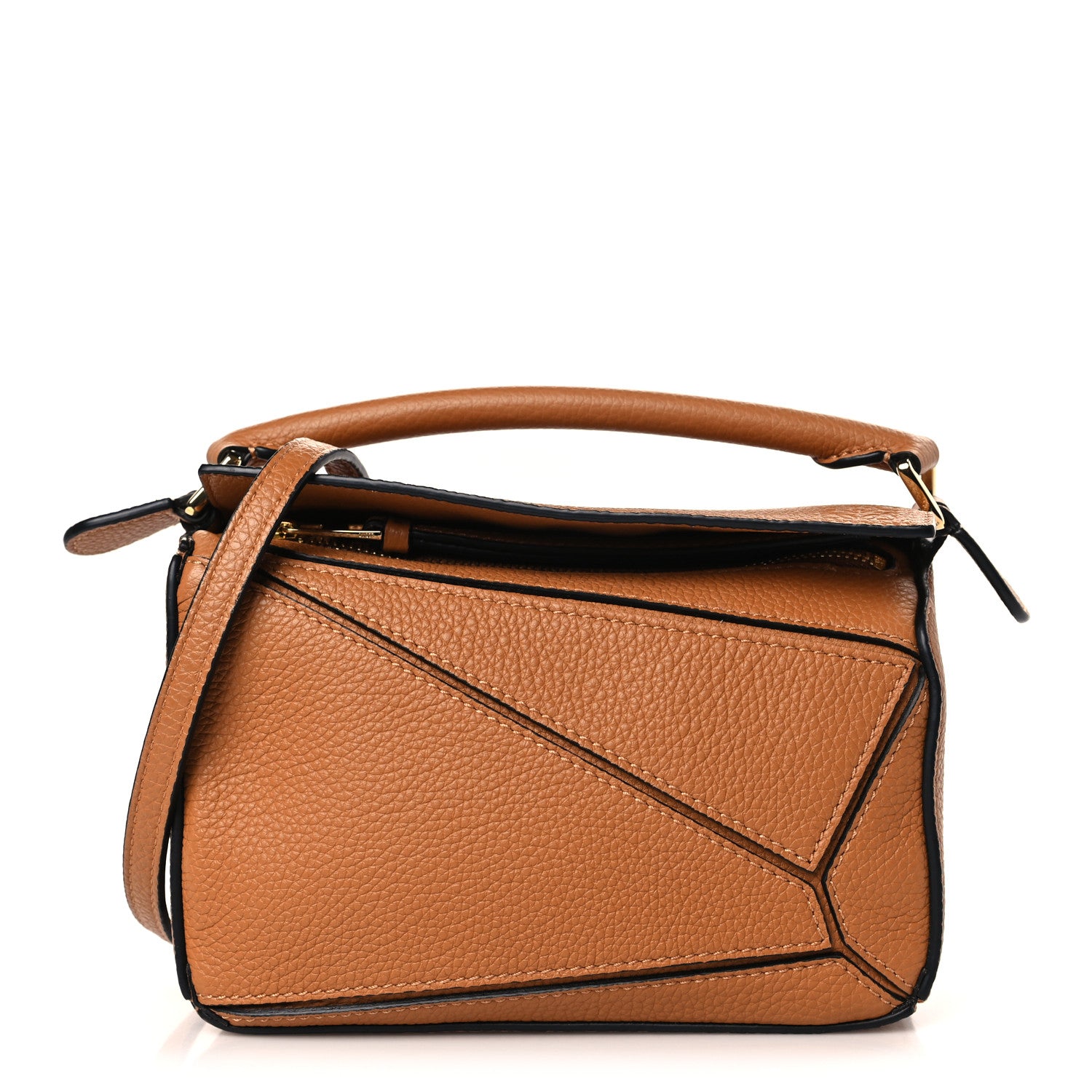 Loewe Calfskin Mini Puzzle Bag Tan 1 of 9