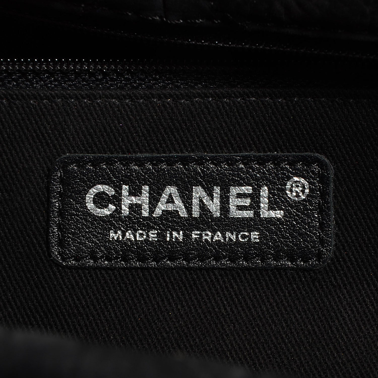 Chanel Ultra Soft Suede Calfskin Natural Beauty Tote Black 7 of 7