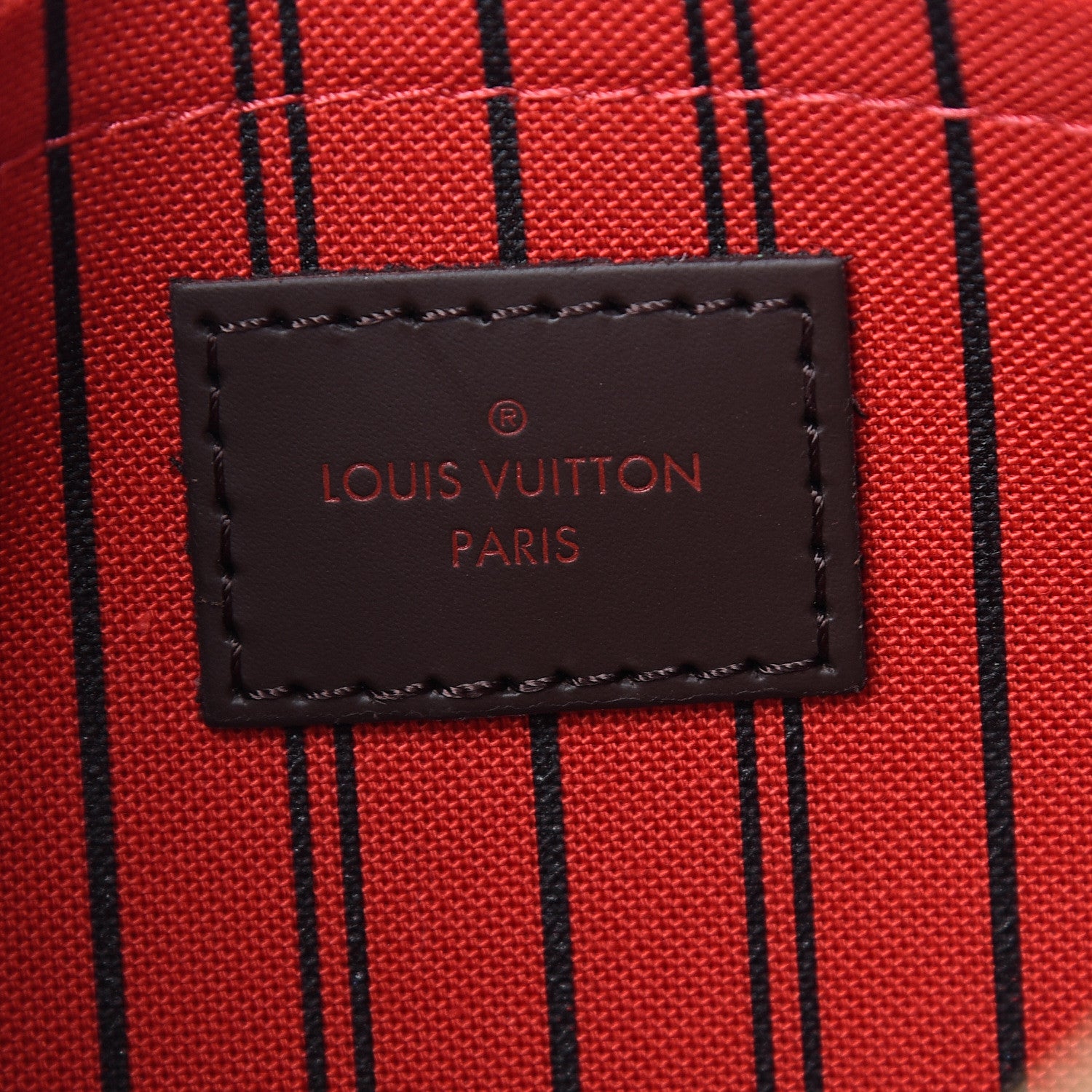 Louis Vuitton Damier Ebene Neverfull MM GM Pochette 5 of 6