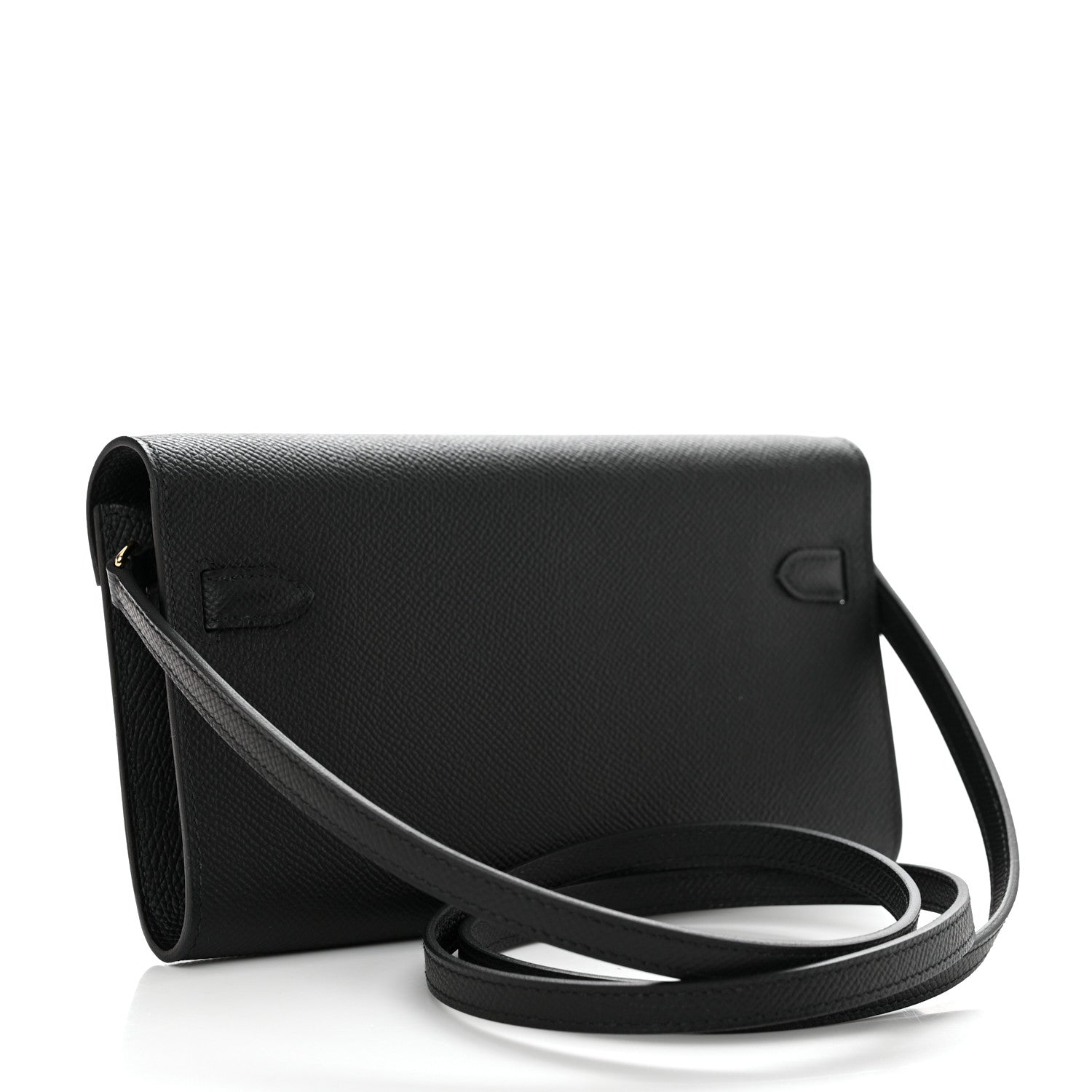 Hermes Epsom Kelly Wallet To Go Black 2 of 10