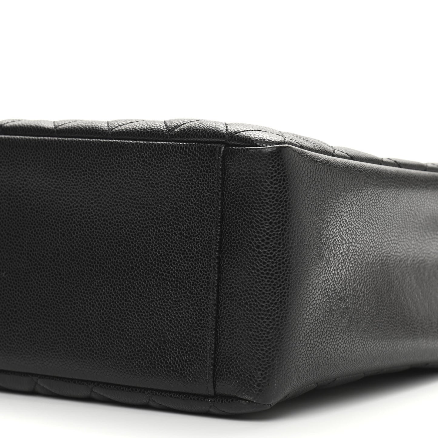 Caviar Quilted Grand Shopping Tote GST Black