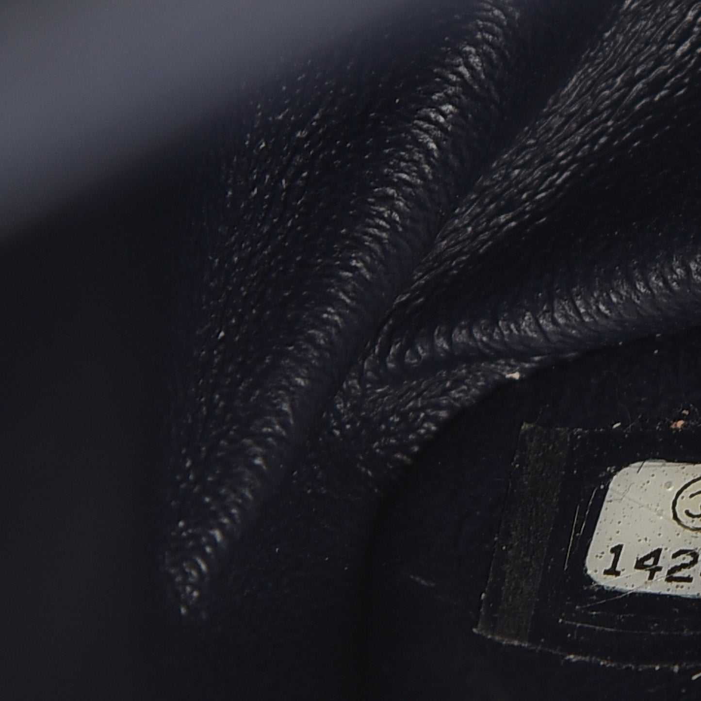 Distressed Patent Quilted 2.55 Reissue 226 Flap Navy