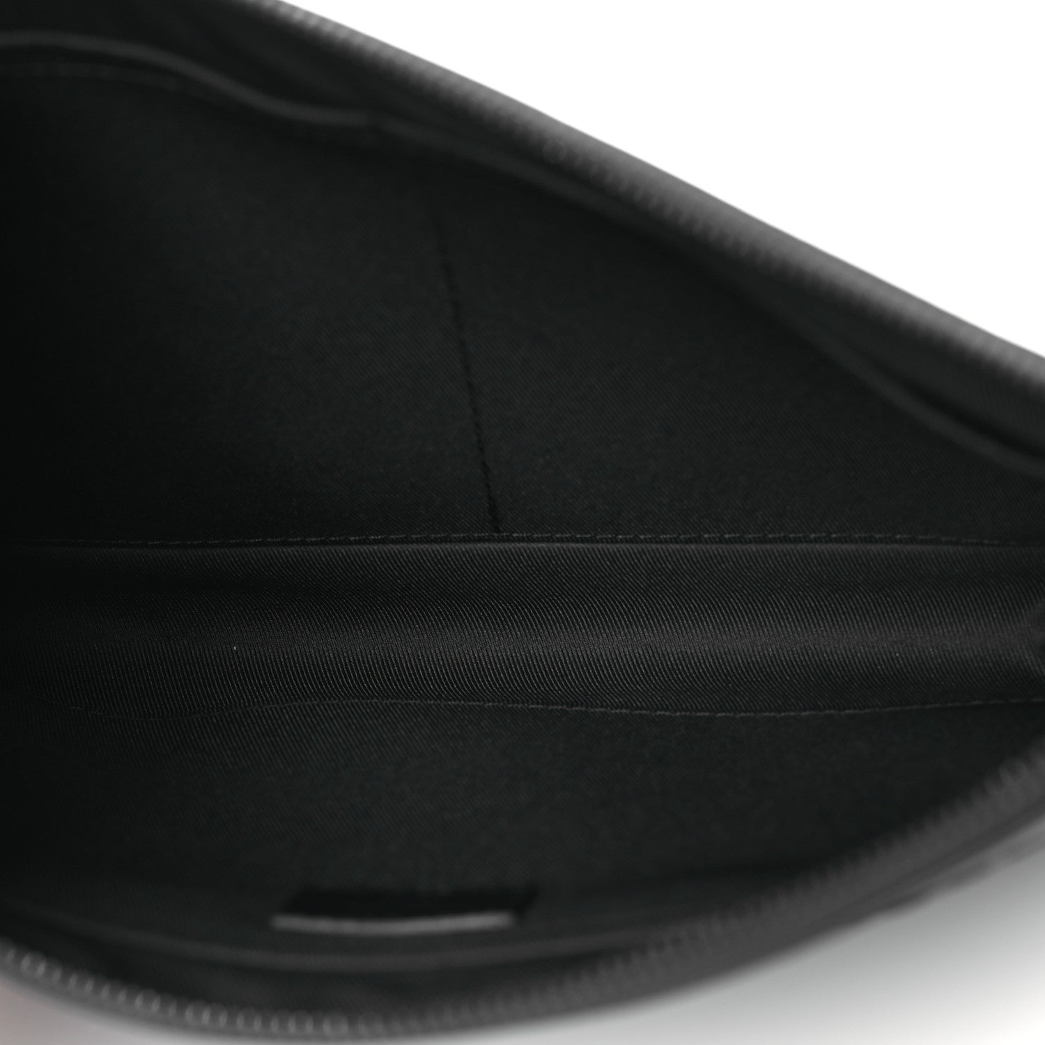 Louis Vuitton Shadow Calfskin Monogram Pochette Voyage Souple Black 5 of 9