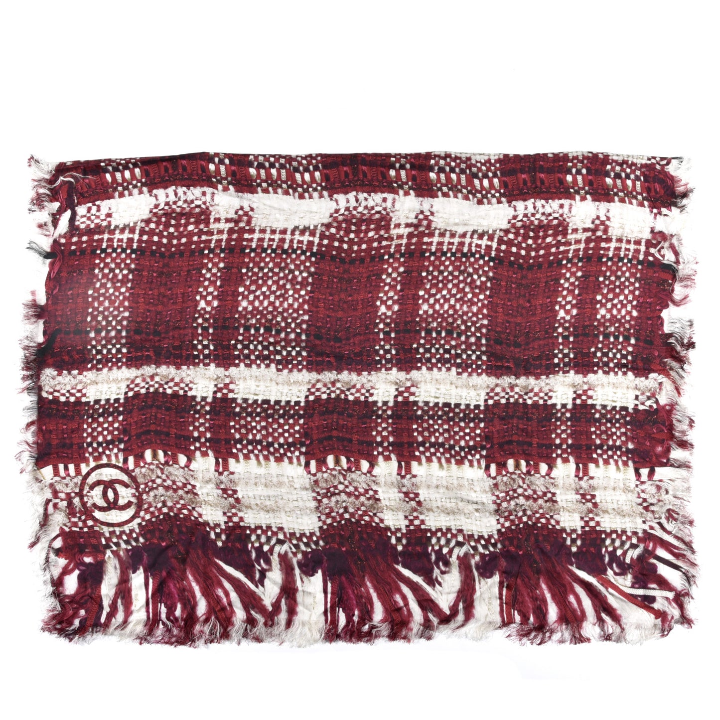 Silk Tweed Effect CC Stole Pink