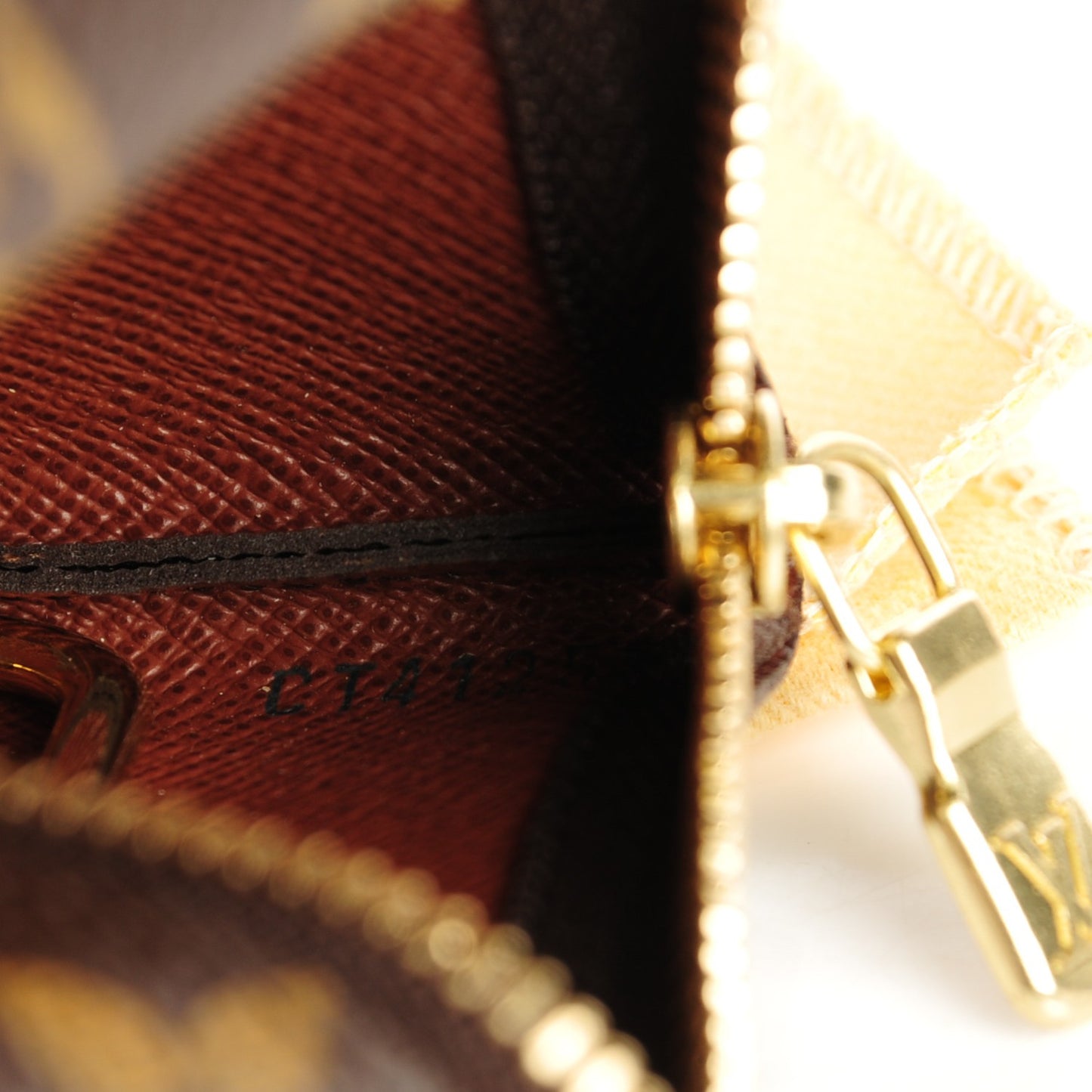 Monogram Key Pouch