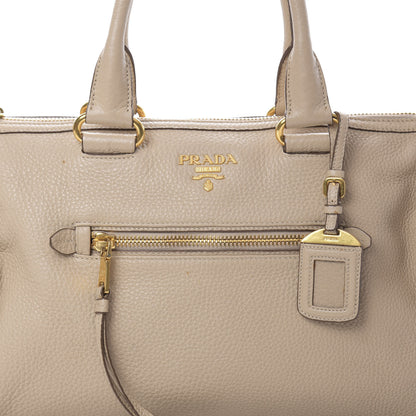 Prada Vitello Daino Shopping Satchel Cammeo 9 of 21