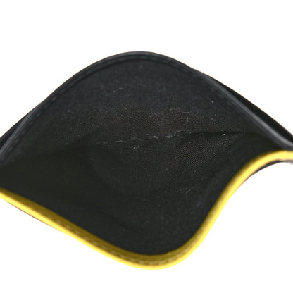 Christian Dior x KAWS Calfskin Bee Card Holder Yellow Black 5 of 6