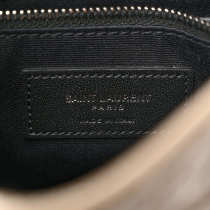 Saint Laurent Crinkled Calfskin Matelasse Monogram Niki Chain Wallet Dusty Grey 6 of 10