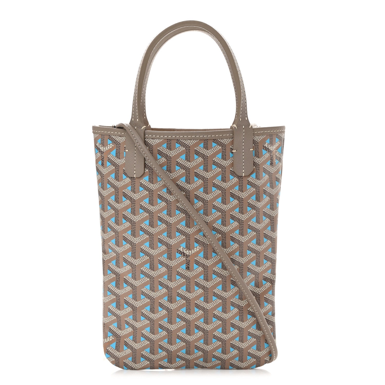 Goyard Goyardine Poitiers Claire Voie Tote Grege Turquoise 1 of 13