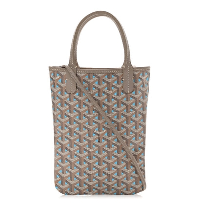 Goyard Goyardine Poitiers Claire Voie Tote Grege Turquoise 1 of 13