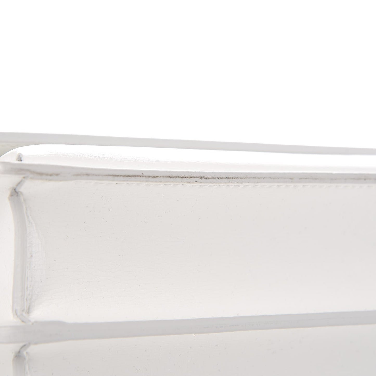 Calfskin Medium Monogram Sunset Dove White