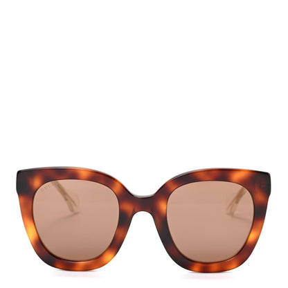 Gucci Acetate Crystal Square Sunglasses GG0564S Tortoise 2 of 6
