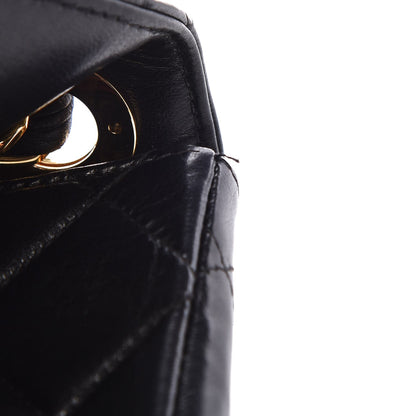 Chanel Lambskin Quilted Jumbo Single Flap Black 11 of 16