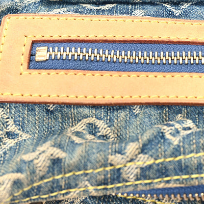 Louis Vuitton Monogram Denim Baggy PM Blue 12 of 14