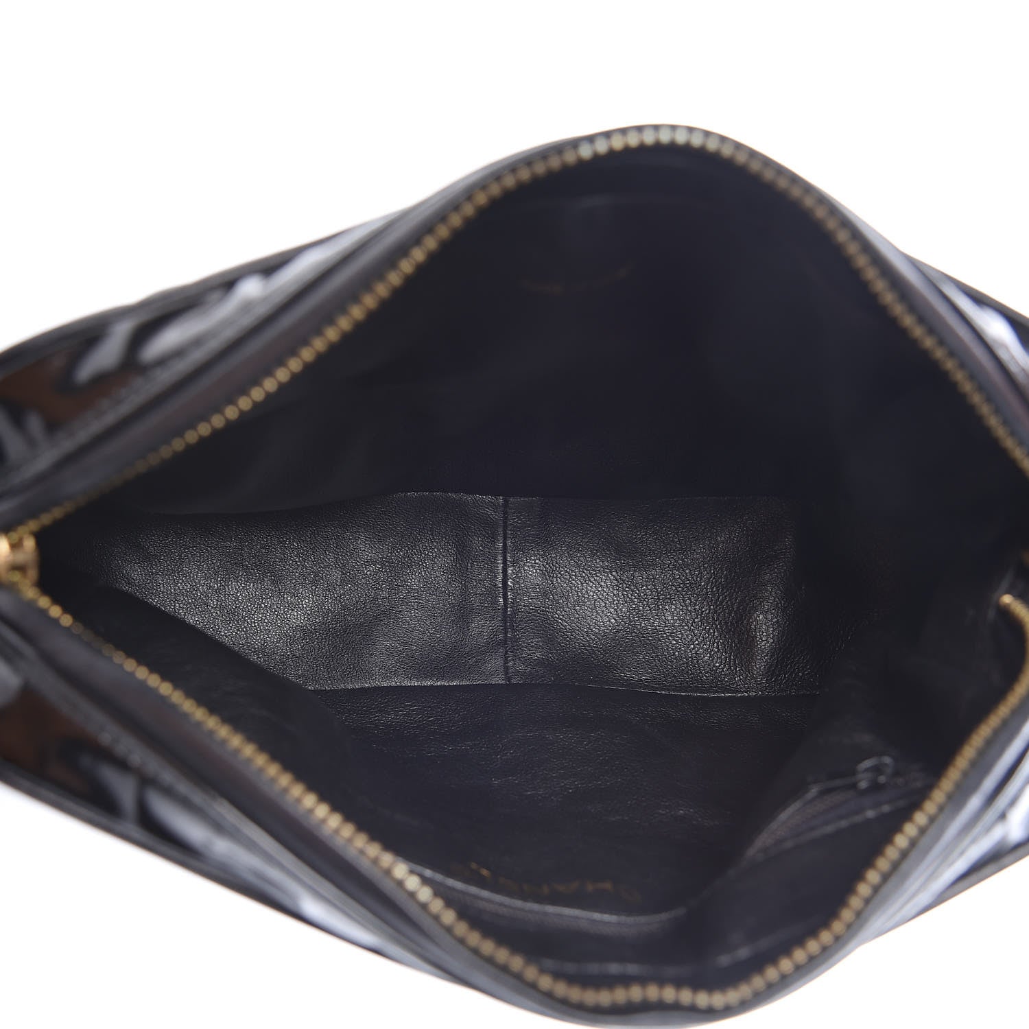 Chanel Patent Quilted Tassel Camera Case Black 5 of 10