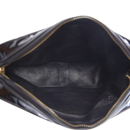 Chanel Patent Quilted Tassel Camera Case Black 5 of 10