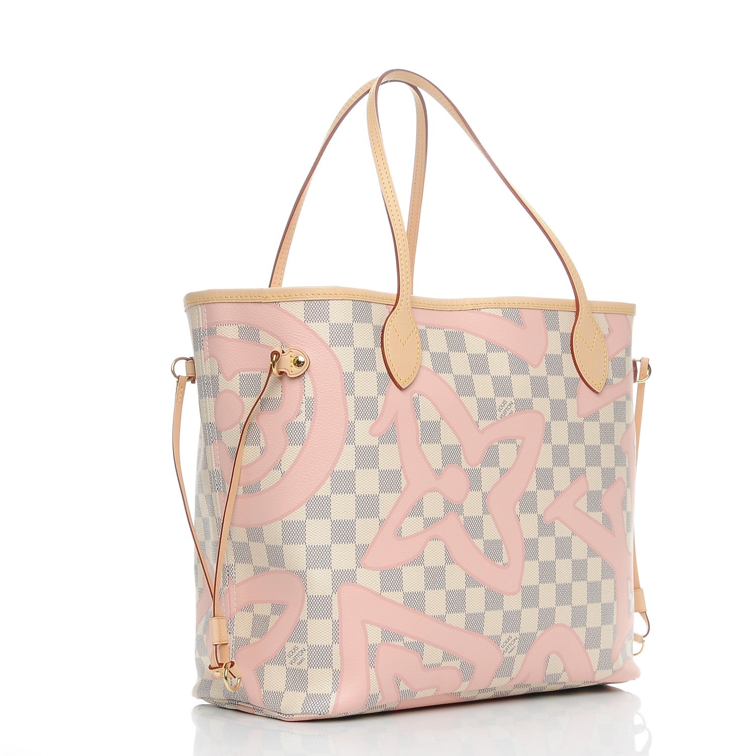 Louis Vuitton Damier Azur Tahitienne Neverfull MM 3 of 10