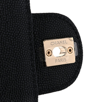 Chanel Caviar Quilted CC Day Camera Case Black 10 of 13
