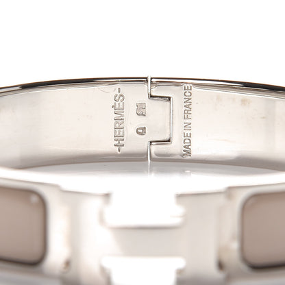 Hermes Enamel Narrow Clic Clac H Bracelet PM Marron Glace 3 of 5
