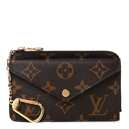 Louis Vuitton Monogram Recto Verso Card Holder Black 1 of 10
