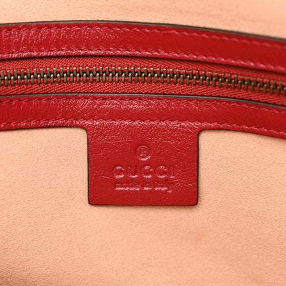 Gucci Azalea Calfskin Matelasse Medium GG Marmont Slim Tote Romantic Cerise 6 of 10