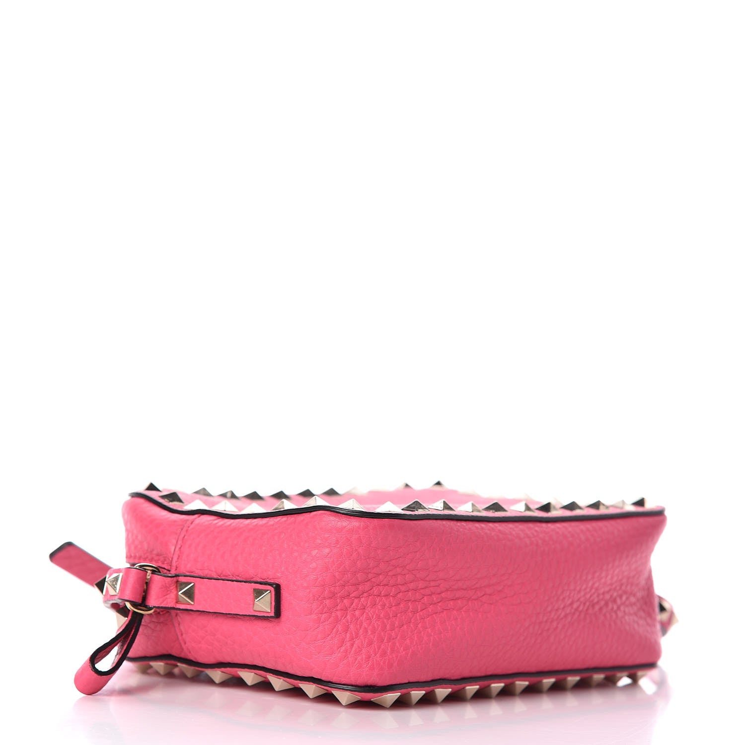 Valentino Garavani Pebbled Calfskin Rockstud Camera Crossbody Bag Peony 4 of 12