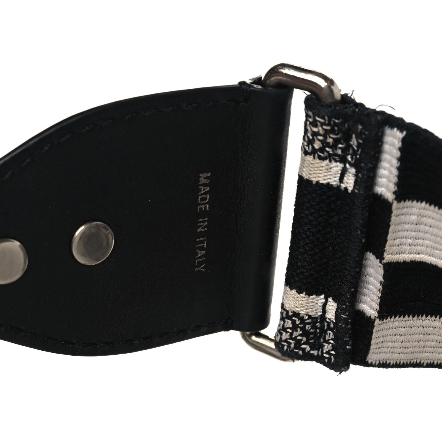 Christian Dior Calfskin Checkered Mini J'Adior Flap Bag Black White 14 of 14