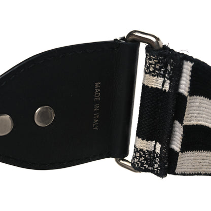 Christian Dior Calfskin Checkered Mini J'Adior Flap Bag Black White 14 of 14