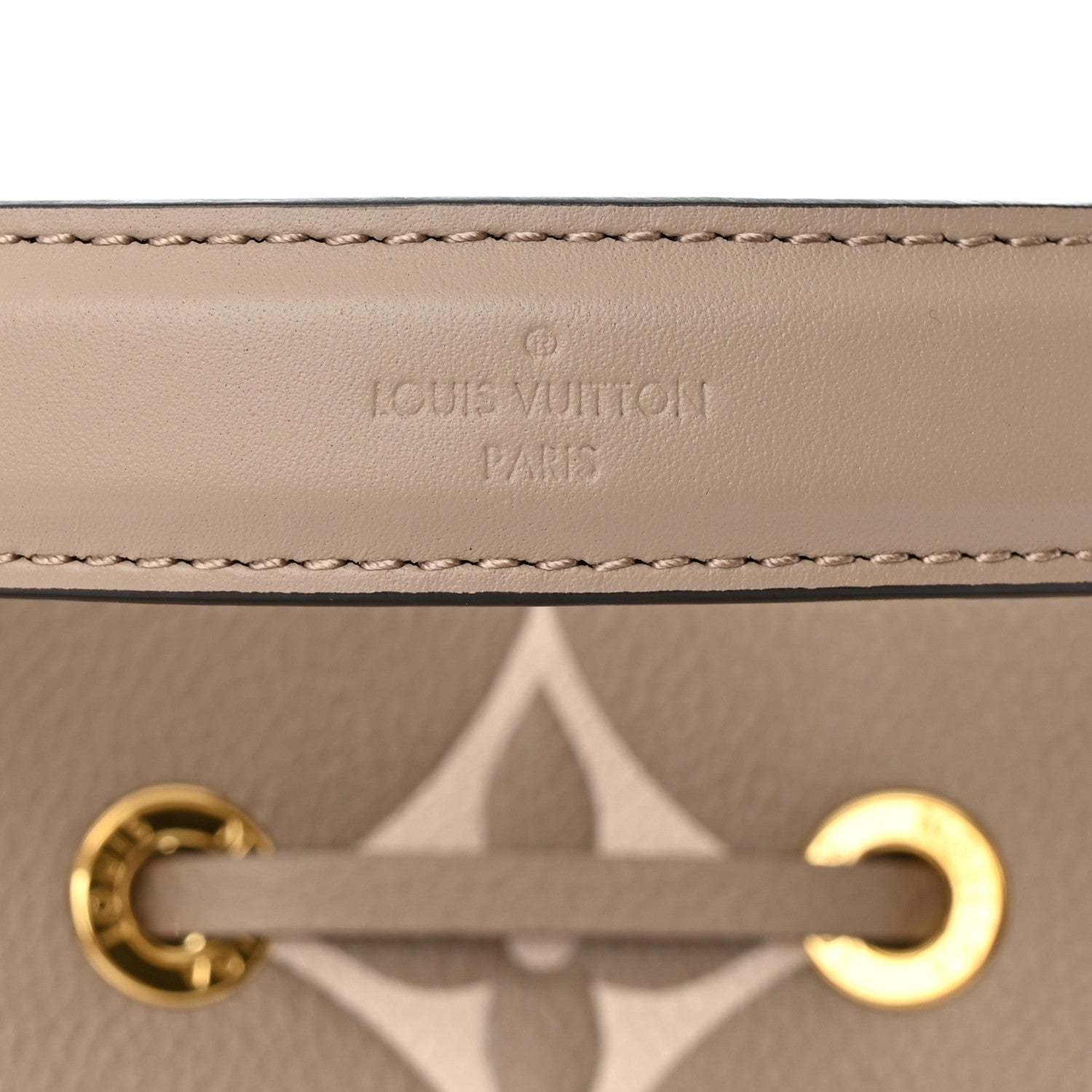 Louis Vuitton Empreinte Monogram Giant Neonoe MM Tourterelle Creme 8 of 13
