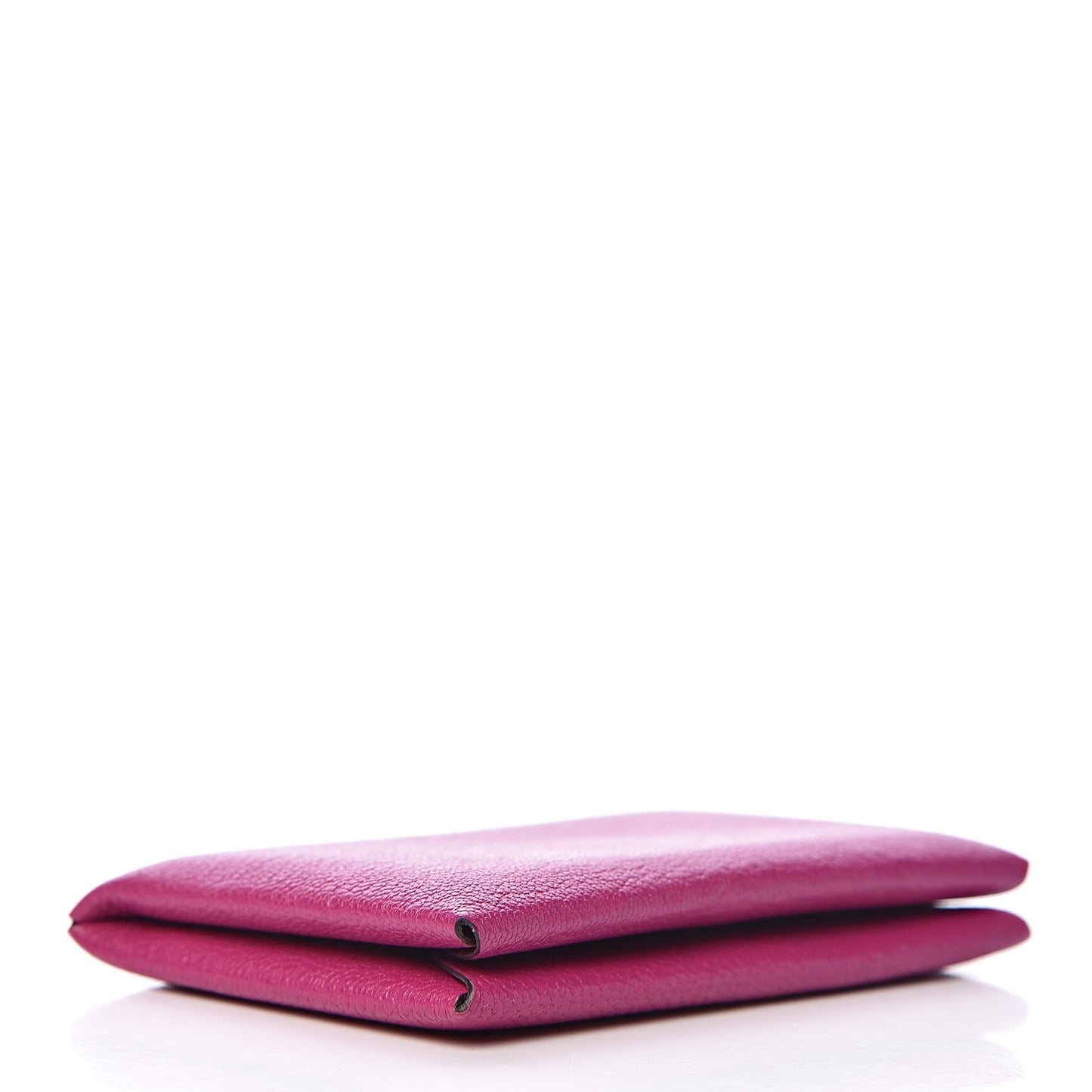 Chevre Mysore Calvi Card Case Rose Pourpre