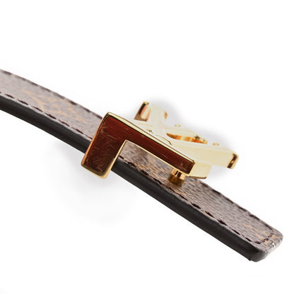 Louis Vuitton Calfskin Monogram 20mm LV Iconic Reversible Belt 80/32 Black 6 of 7