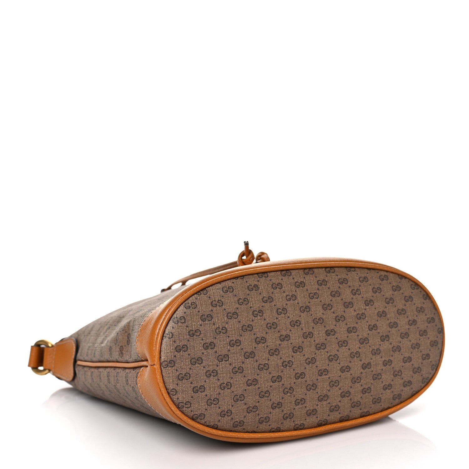 Gucci X DISNEY Mini Vintage GG Supreme Monogram Bucket Bag Beige Vintage Sun Oil 4 of 10
