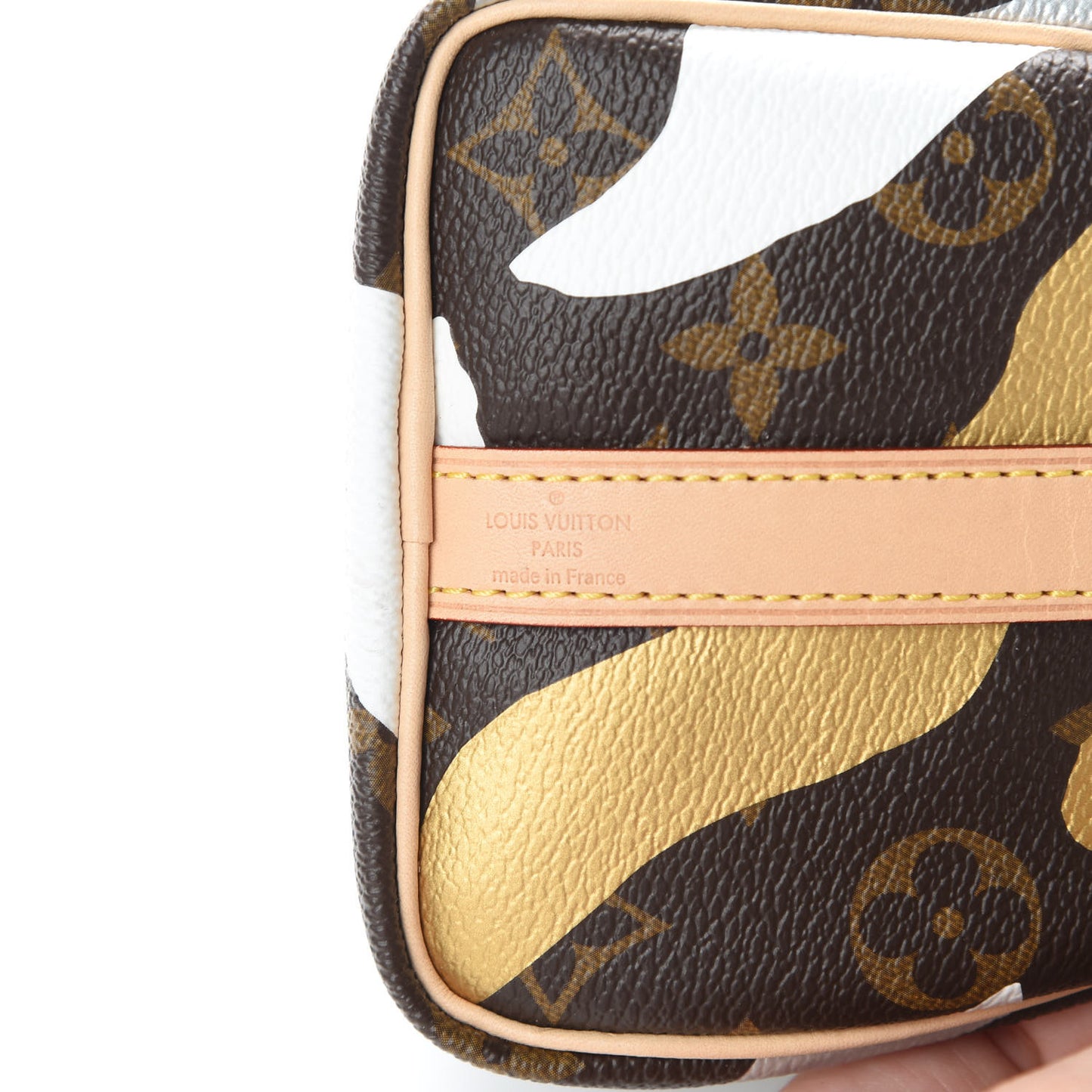 X LOL Monogram Speedy BB Gold Silver