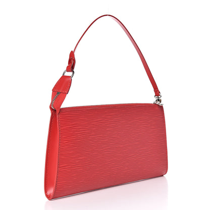 Louis Vuitton Epi Pochette Accessories 24 Rouge 4 of 11