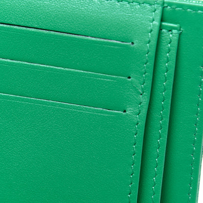 Chanel Caviar Quilted Compact Boy Wallet Green 12 of 12