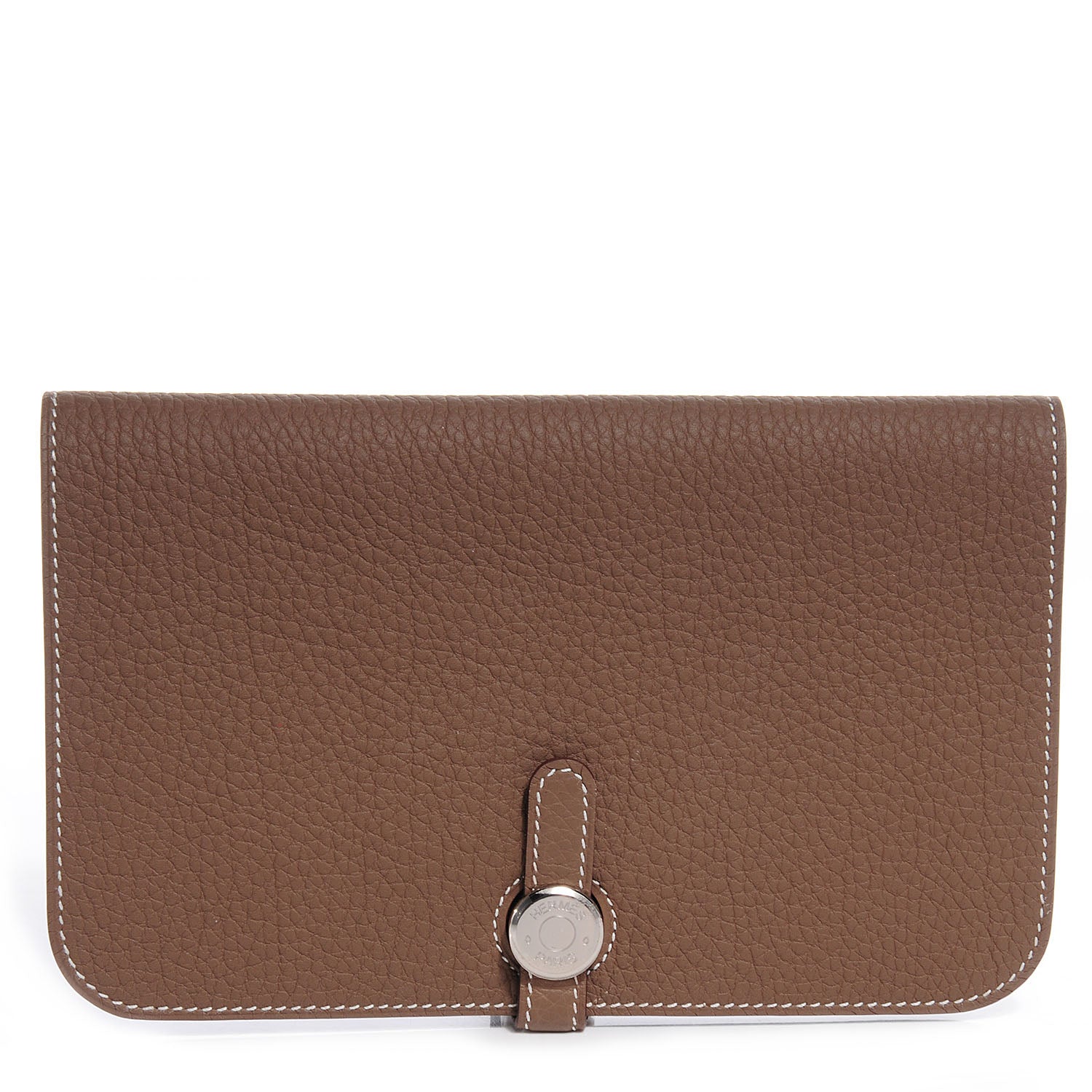 Hermes Togo Dogon Combined Wallet Etoupe 1 of 7