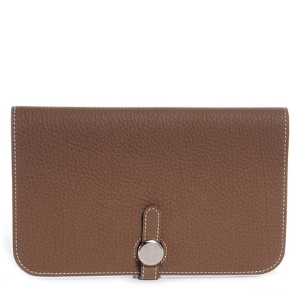 Hermes Togo Dogon Combined Wallet Etoupe 1 of 7