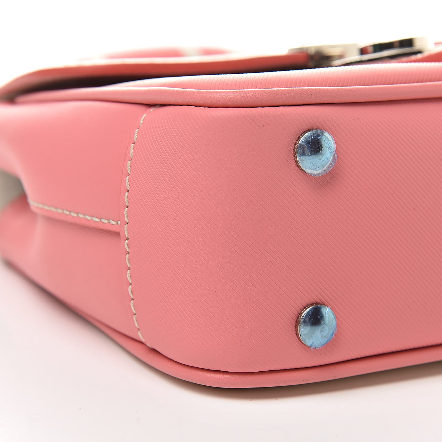 Burberry Trench Calfskin Small DK88 Top Handle Bag Sugar Pink Natural 9 of 10