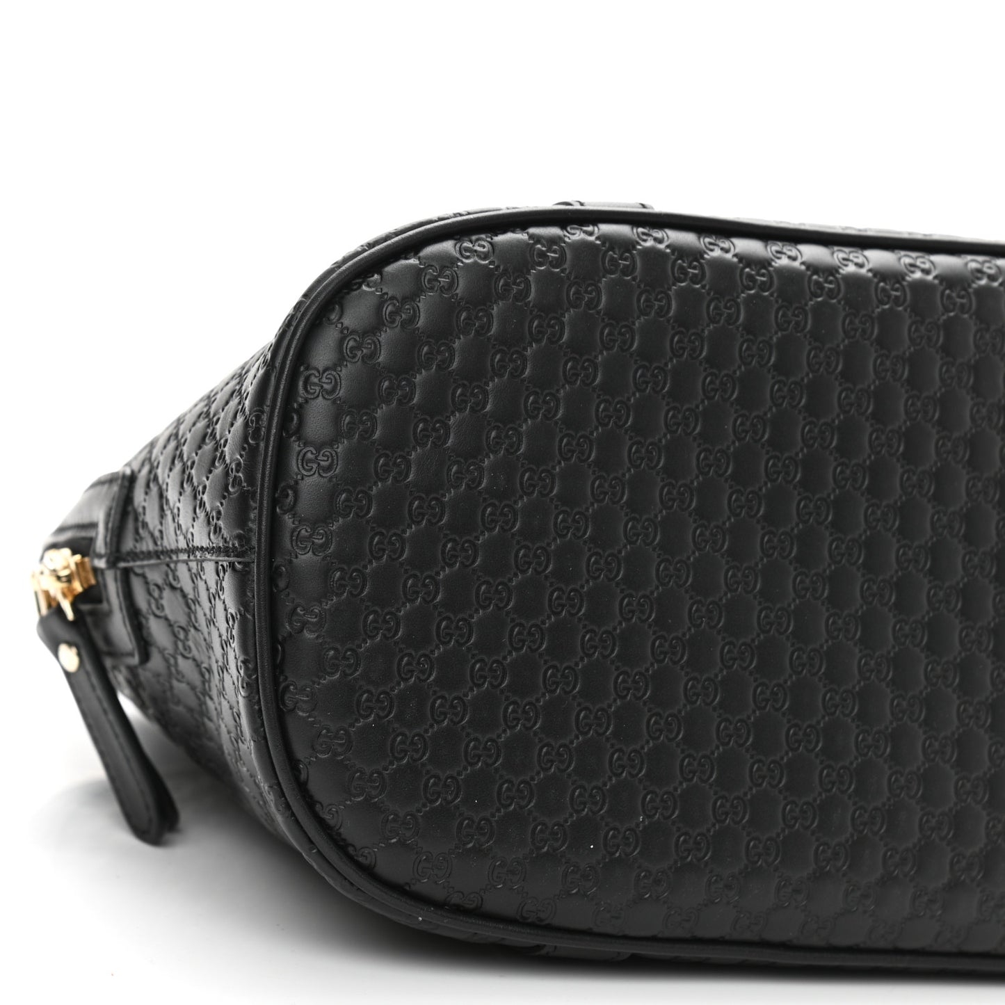 Microguccissima Medium Dome Bag Black