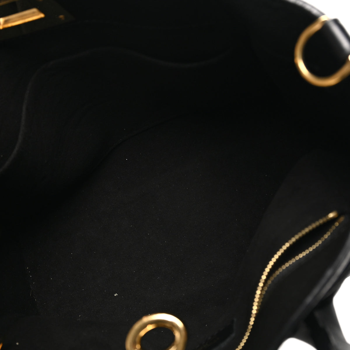 Calfskin Monogram On My Side PM Black