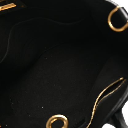 Louis Vuitton Calfskin Monogram On My Side PM Black 5 of 9