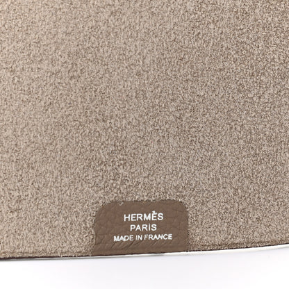 Hermes Togo Ulysse MM Notebook Cover Etoupe 6 of 8