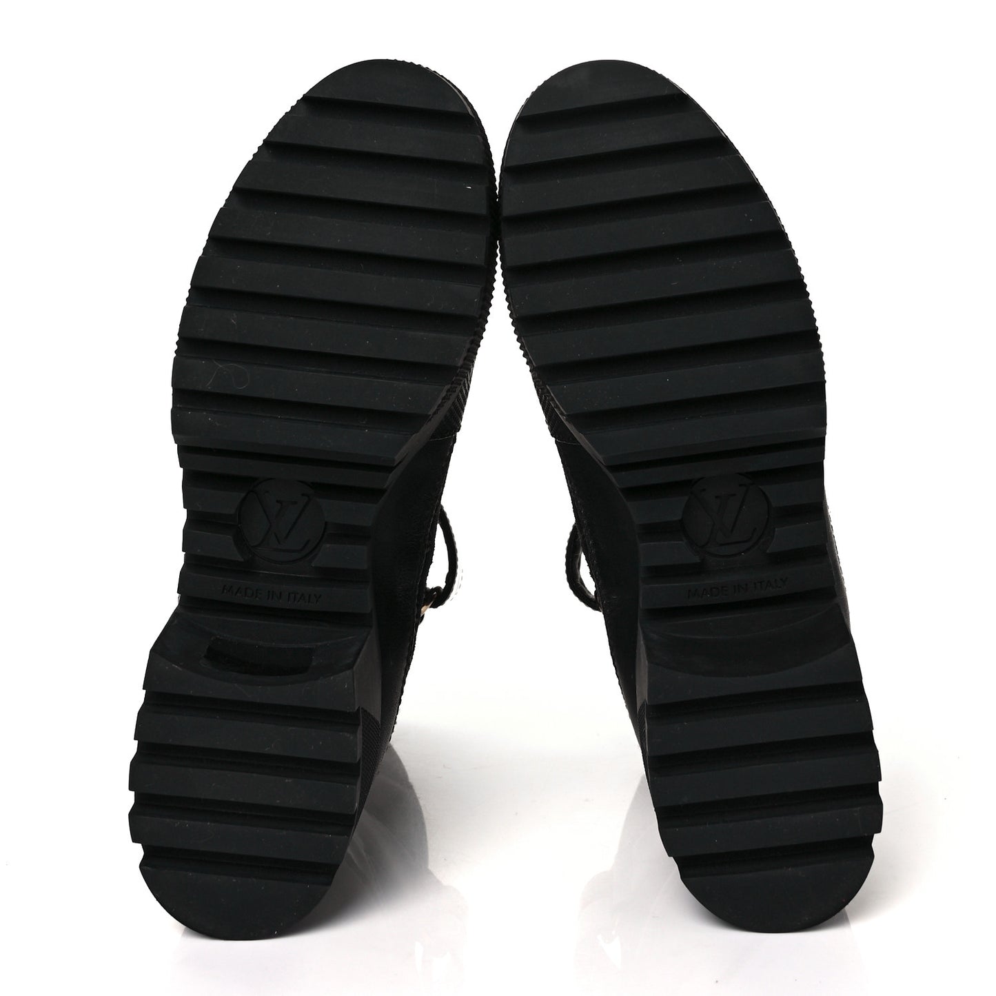 Suede Calfskin Laureate Platform Desert Boots 35.5 Black