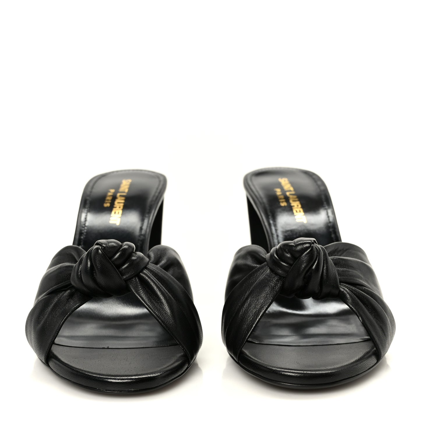 Lambskin Bianca Mules 37.5 Black