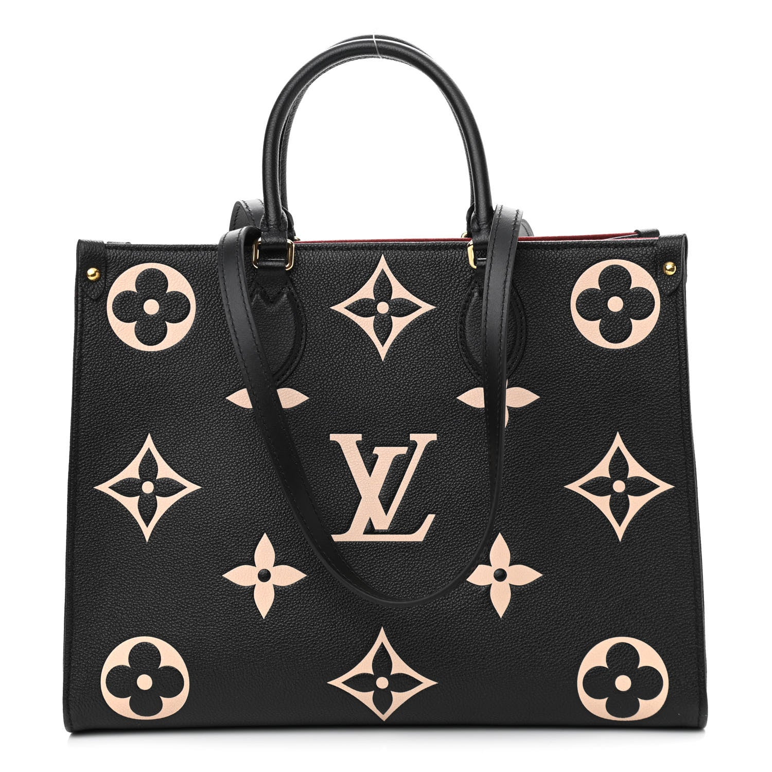 Louis Vuitton Empreinte Monogram Giant Onthego MM Black Beige 1 of 11