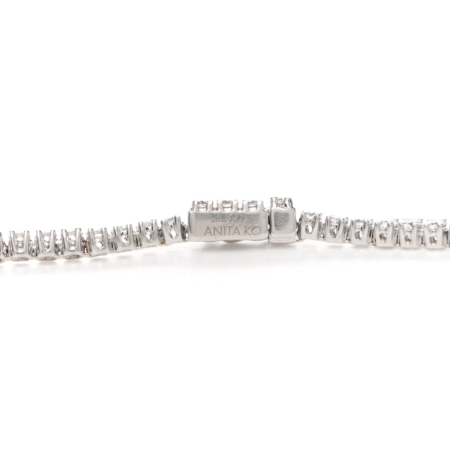 18K White Gold Diamond Hepburn Choker Necklace